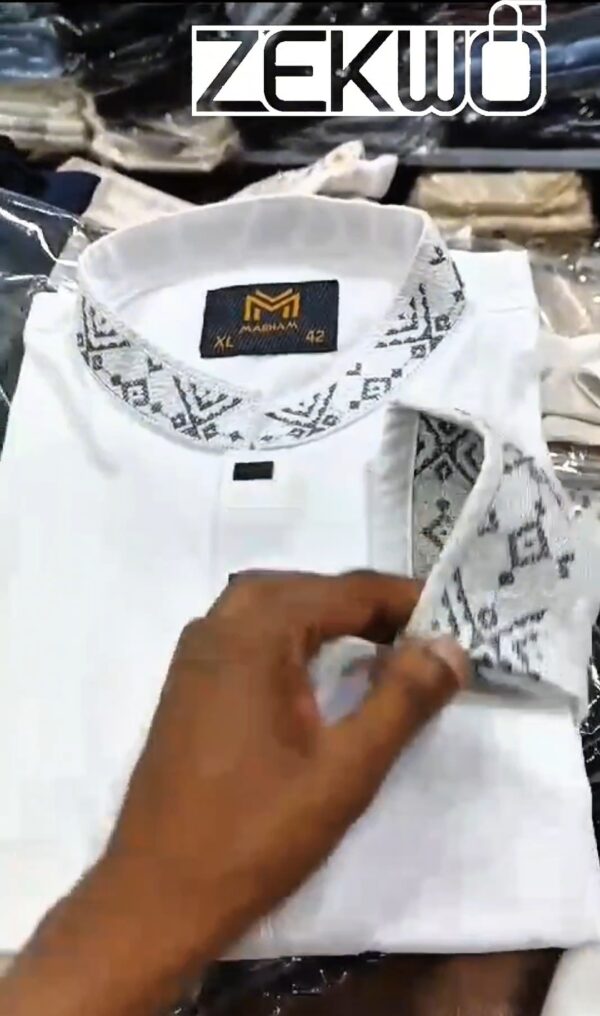Eid Collection 2025: Premium Embroidered Punjabi-Marham - Image 5